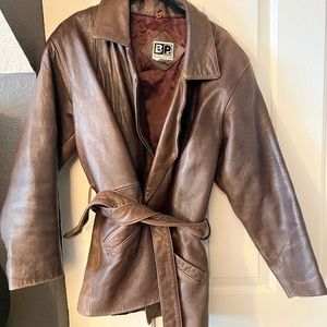 Vintage Leather Coat